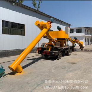 煤灰矿渣粉卸船卸车设备机械臂式绞龙粉料装车机组合螺旋输送机