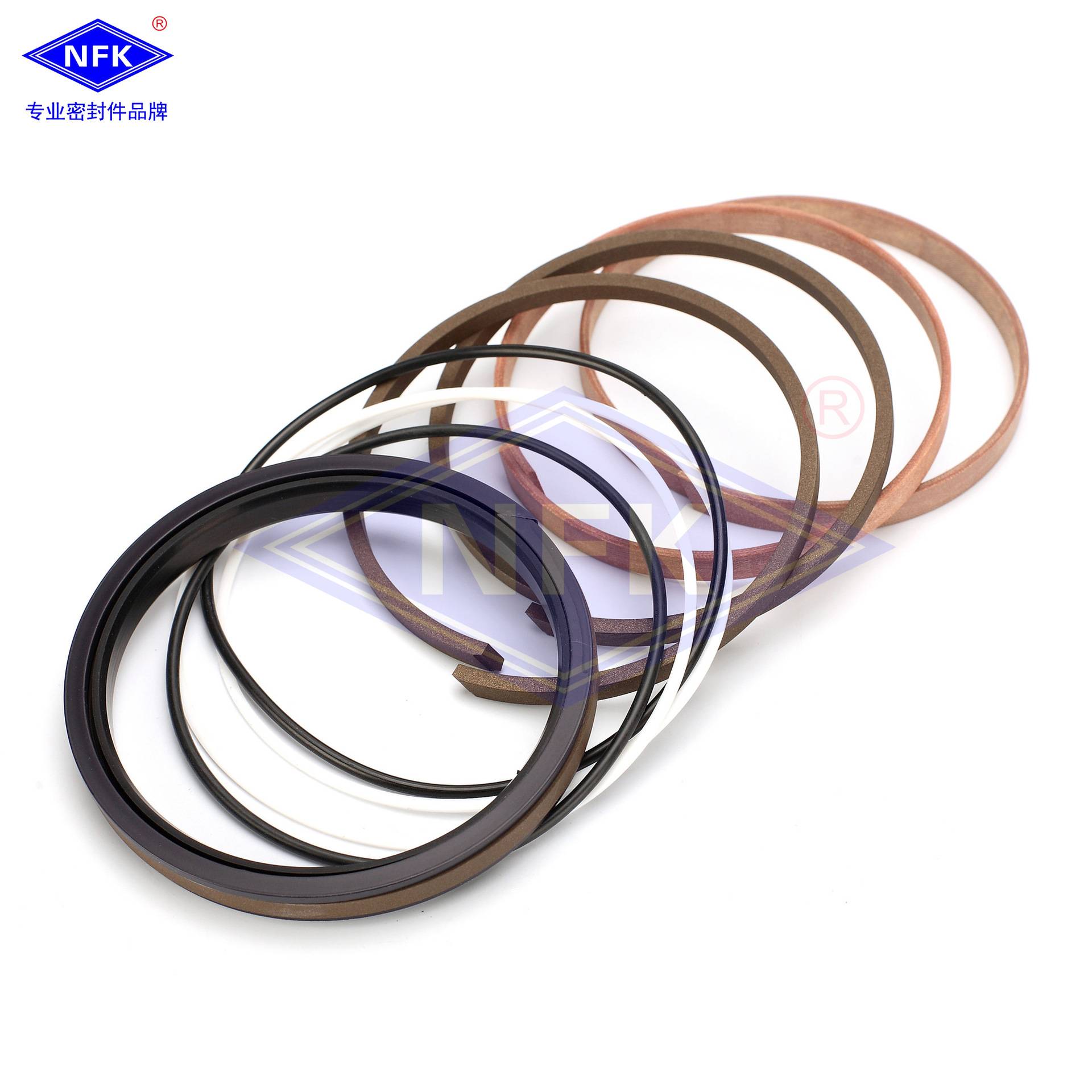 适用于SK130超8大臂/中臂/铲斗油缸油封密封圈修理包耐压密封油封