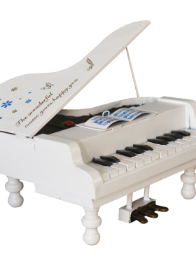 复古手工铁艺钢琴模型装饰品摆件餐厅G店铺幼儿园怀旧软装摆件道