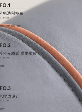 实木床磨砂绒2023新款榻榻米无床头靠垫免洗科Q技布踏踏米靠背软
