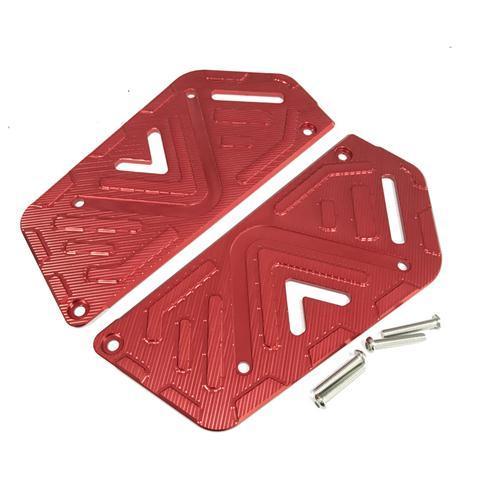 适用007/008深远0r09前脚踏板电动车改装配件加大加宽铝合金脚踩