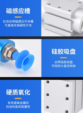 机械手抱具气缸VFG20-10-VP气动真空吸附吸盘2M0-20/30-20单作用