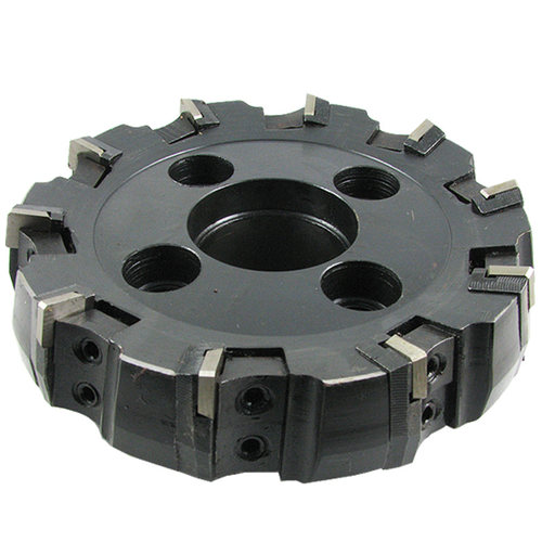 可转位铣刀盘面刀盘100 125 160 200 250L 75度平面90度直角铣刀