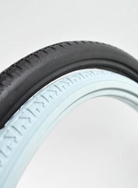 轮椅车轮胎20/22/24x1 3/8实心胎黑色灰色免充U气实心轮椅车轮胎
