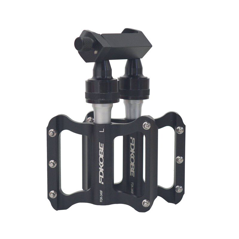 自行车快拆脚踏板 山地车折叠车铝合金脚踏L 培林轴承单车配件脚