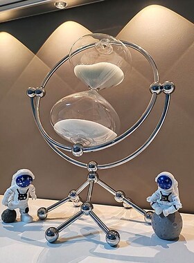 沙漏创意摆件流画高级感办公室z轻奢高档客厅酒柜电视柜家居装饰