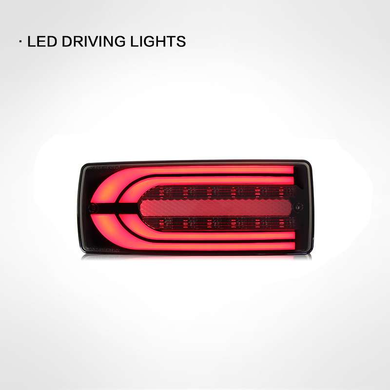 适用于07-17款奔驰G级尾灯总成W463 G63改装LED行车灯流水转向灯