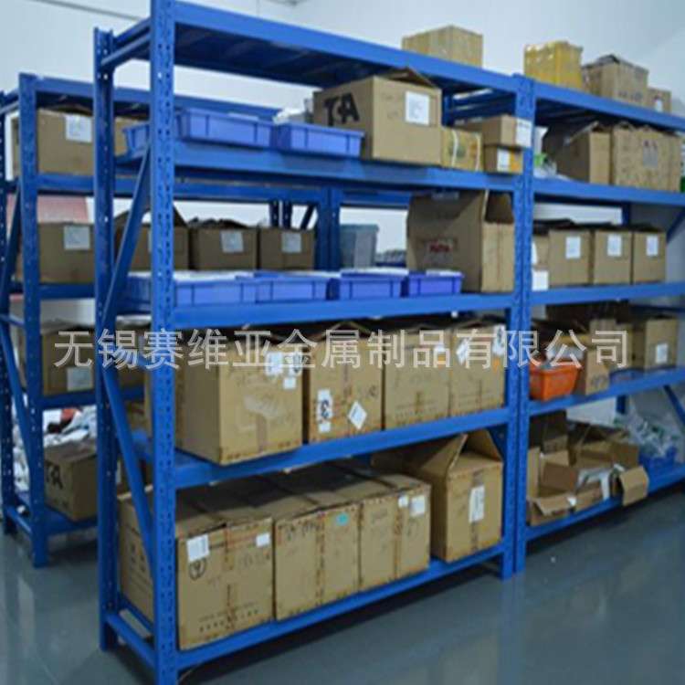 厂家供应中型货架 赛维亚中型货架四层4层仓储展示架中型货架