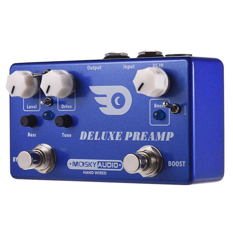 手工效果器 乐器吉他效果器 DELUXE PREAMP 过载 推子  厂家