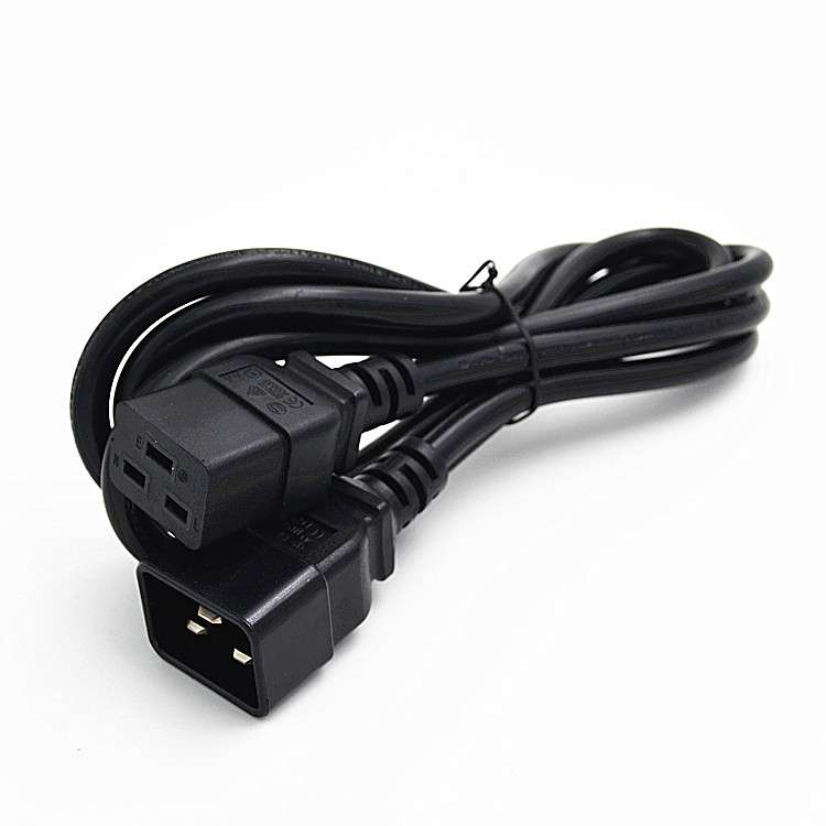 C19 TO C20电源线材PDU插头服务器UPS品字16A接口3*2.5mm?1.8米