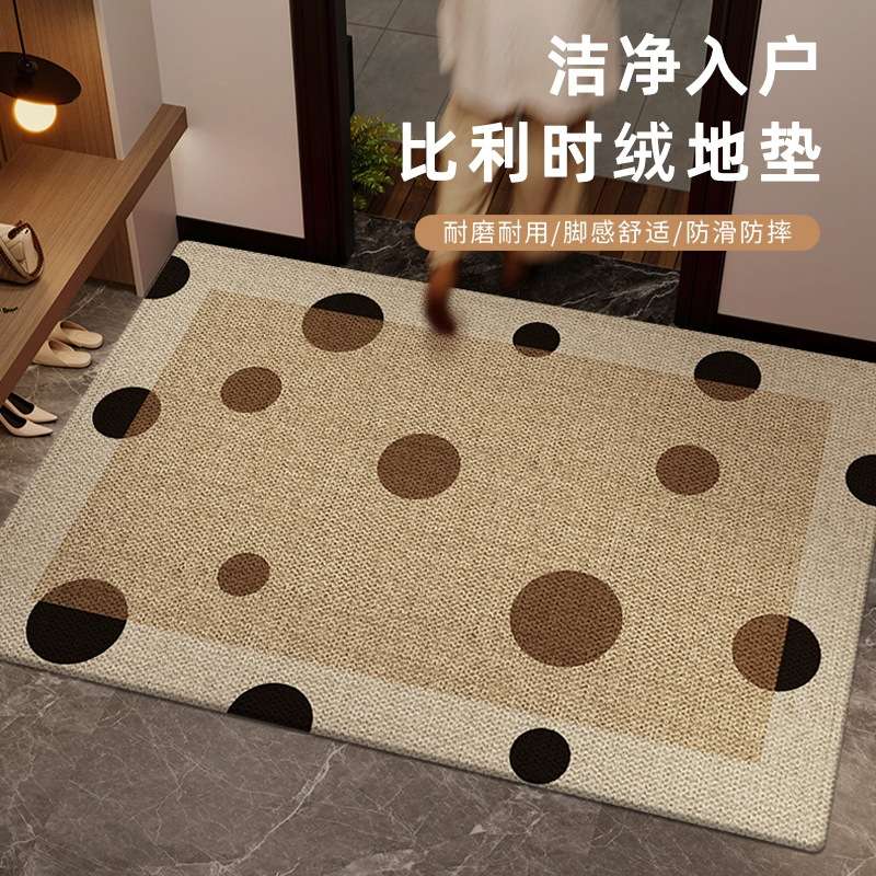 家用进门口地垫入户门垫防滑脚垫子门厅客厅踩脚地毯新款轻奢现代