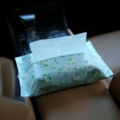 布奏高档车载纸巾盒高级感汽车y抽纸盒挂式 椅背纸巾袋遮阳板纸巾