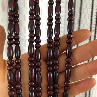 桃木葫芦珠帘免打孔门帘隔断帘卫生间厕所卧室过Y道挂吊帘厨房