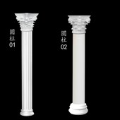 厂家直销欧式 饰平柱方柱圆 石膏k罗马柱电视背景墙客厅边框拱门装