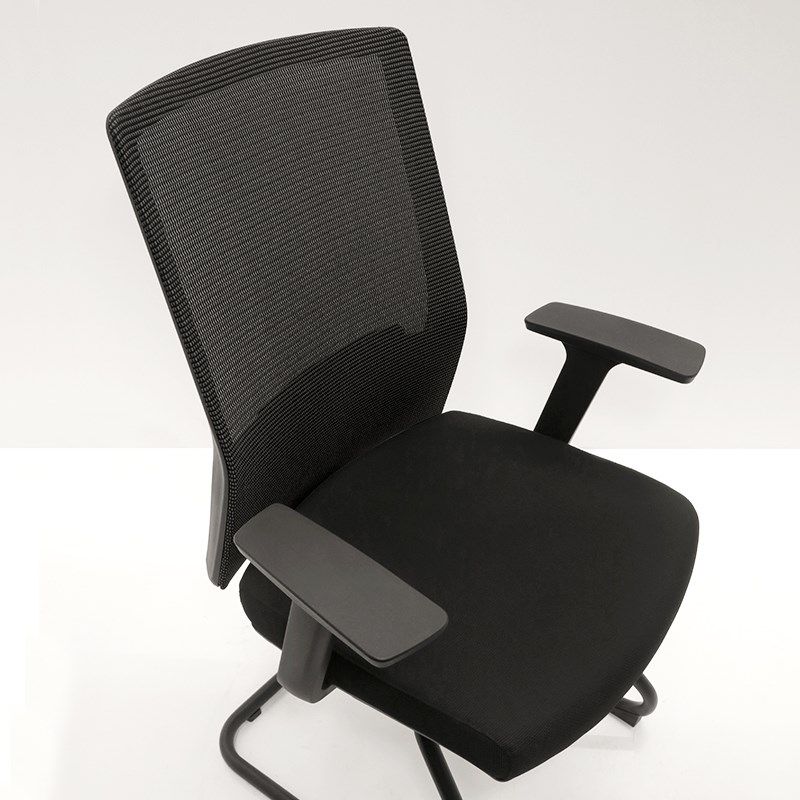 带腰枕黑色网布靠背会议椅工字脚凳尼龙网透气办T公椅子会议室家,商业/办公家具,会议椅/会客椅,淘宝优惠券,粉丝福利购,淘宝优惠卷