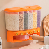 厨房五谷杂粮分格j分类装 米桶分隔家用密封防虫防潮储米箱大米缸