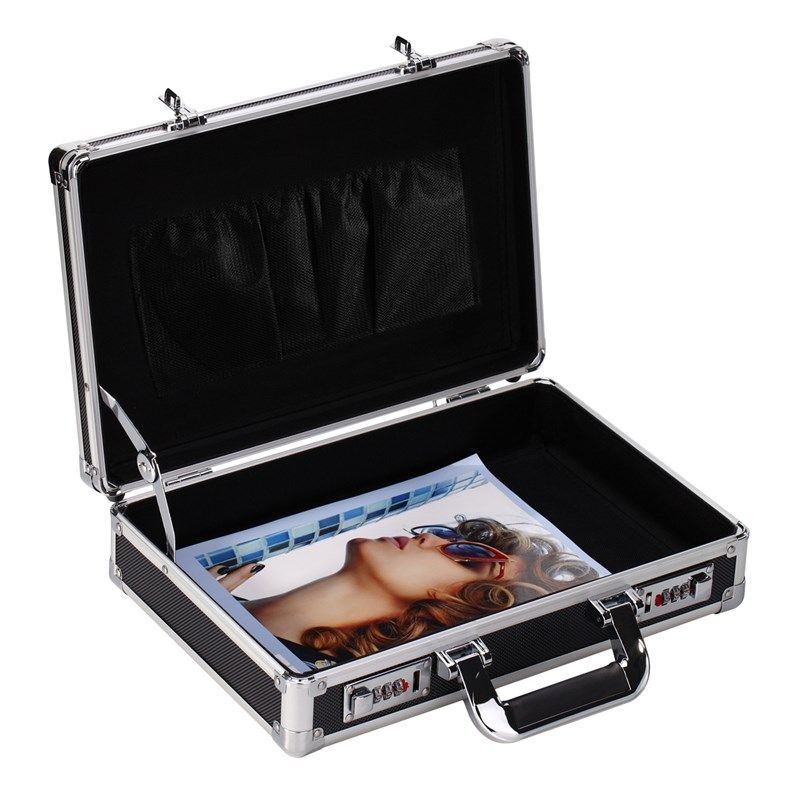 带锁的密b码收纳箱手提包铝合金箱子文件证件收藏储物箱大容量家,收纳整理,收纳箱,淘宝优惠券,粉丝福利购,淘宝优惠卷