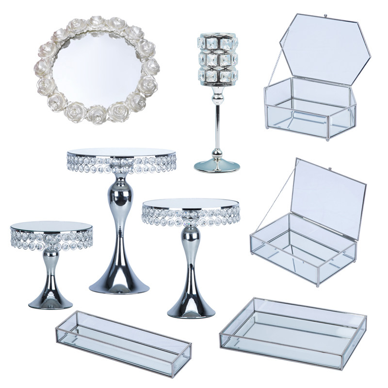 银色欧式婚礼甜品台展示架摆件蛋糕架F子蛋糕托盘甜品盘点心盘果,餐饮具,果盆/果盘/果篮,淘宝优惠券,粉丝福利购,淘宝优惠卷