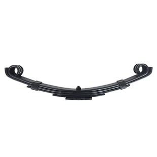 工程电动三轮车减震板簧柴油货车弓子板加K厚钢板胶套吊耳后桥配