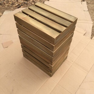 木箱实木收纳箱复古木箱储物木y条箱收纳超市水果陈列木框装饰木