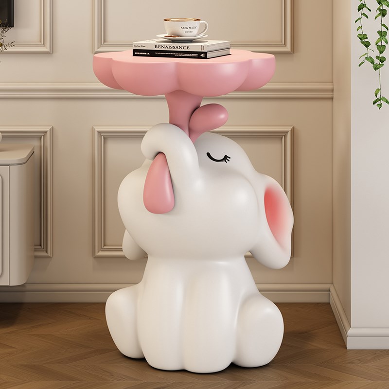 客厅高颜b值大象落地摆件新家乔迁送礼大型电视柜沙发边几家居饰