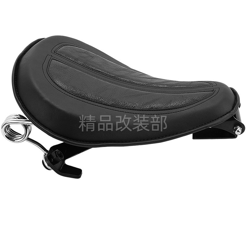 适用于哈雷 XL883/1200 X48 72戴娜H 04-16年改装弹簧皮座坐垫总