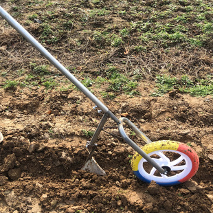 农活神器耕地机开沟犁小型翻地松土神器农用除草S神器工具锄草锄