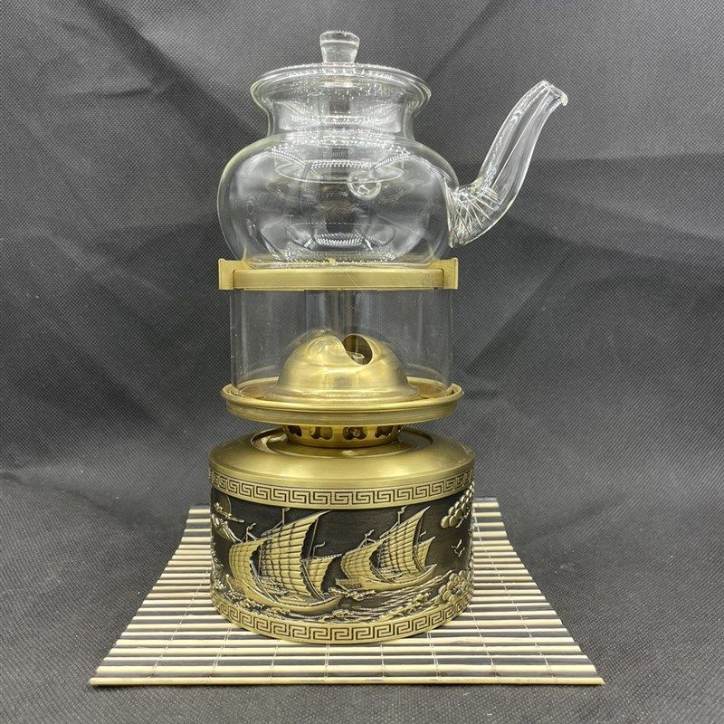 空气灯单芯双芯 活火茶灯 新款煤油灯茶炉烧水煮茶V炉潮汕功夫茶