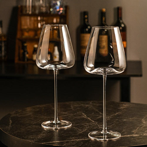 高档勃艮第红酒杯微醺水晶u高脚杯醒酒器酒具组套家用葡萄酒大肚