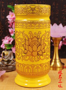 家用居室a彩色莲花 线香 竹签香 莲花线香香筒陶瓷插香筒防潮包邮