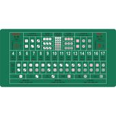 买赌大小桌布台 骰宝骰子无折痕橡胶垫 橡胶材质 押大k小游戏