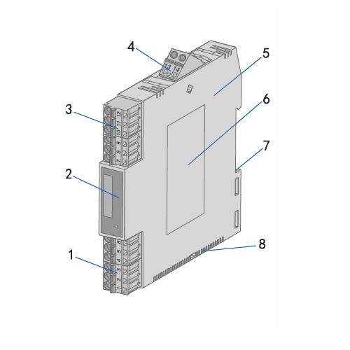 重庆宇通TM6044-PPAA高精度电流信号K输入配电隔离器(二入二出)