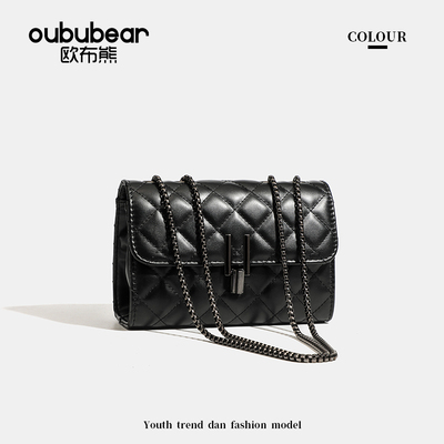 2025年新款春夏季时尚百搭小香风单肩斜跨手提女包小方包