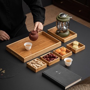 围炉煮茶零食干果盘分格托盘竹B木火锅配菜盘拼盘烧烤盘子点心盒