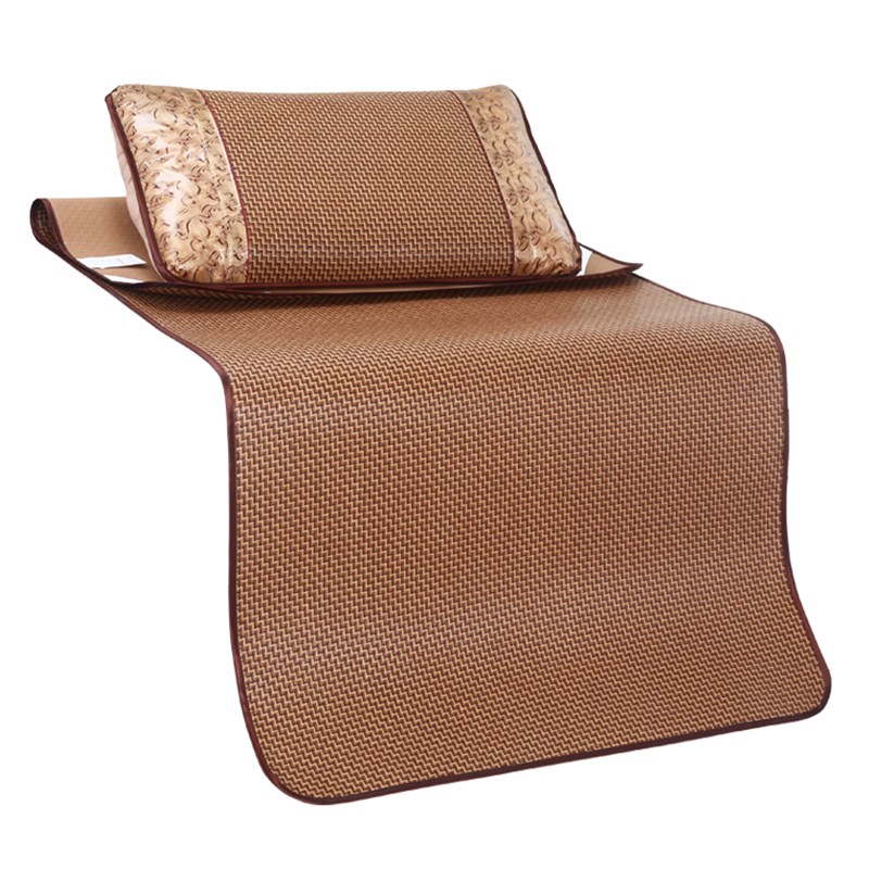 夏季凉席单人床学生宿舍席子0.9米1.5m1.2上下铺U可折叠冰丝软草