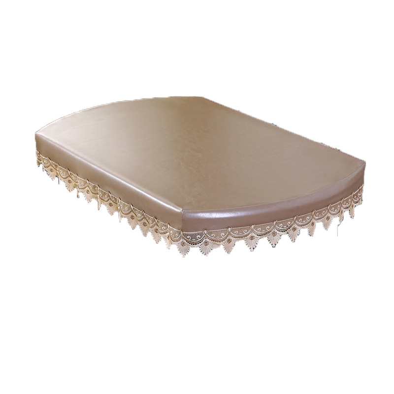 餐桌布防水防油防烫免洗椭圆形伸缩桌G半圆形餐桌罩皮桌布套耐高