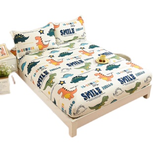 定做全纯棉床笠床套j榻榻米儿童卡通床包1米1.35m1.5床罩1.8x2x2.