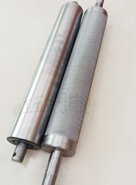 流水线辊筒传送带驱动p滚花滚筒皮带机调节座张紧座全套配件固定