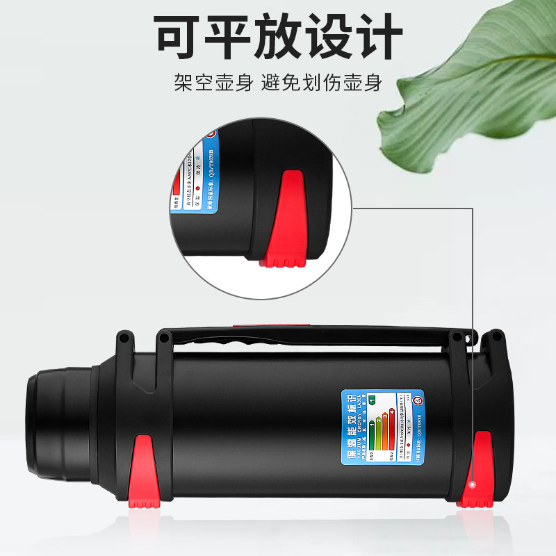 新品超大容量保温壶4L户外旅行壶车载暖J瓶保温杯家用不锈钢热水