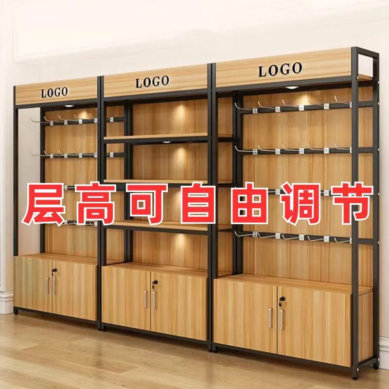 超市货柜展示架货架便利店零食化妆品样品多层产品收纳置物展示柜