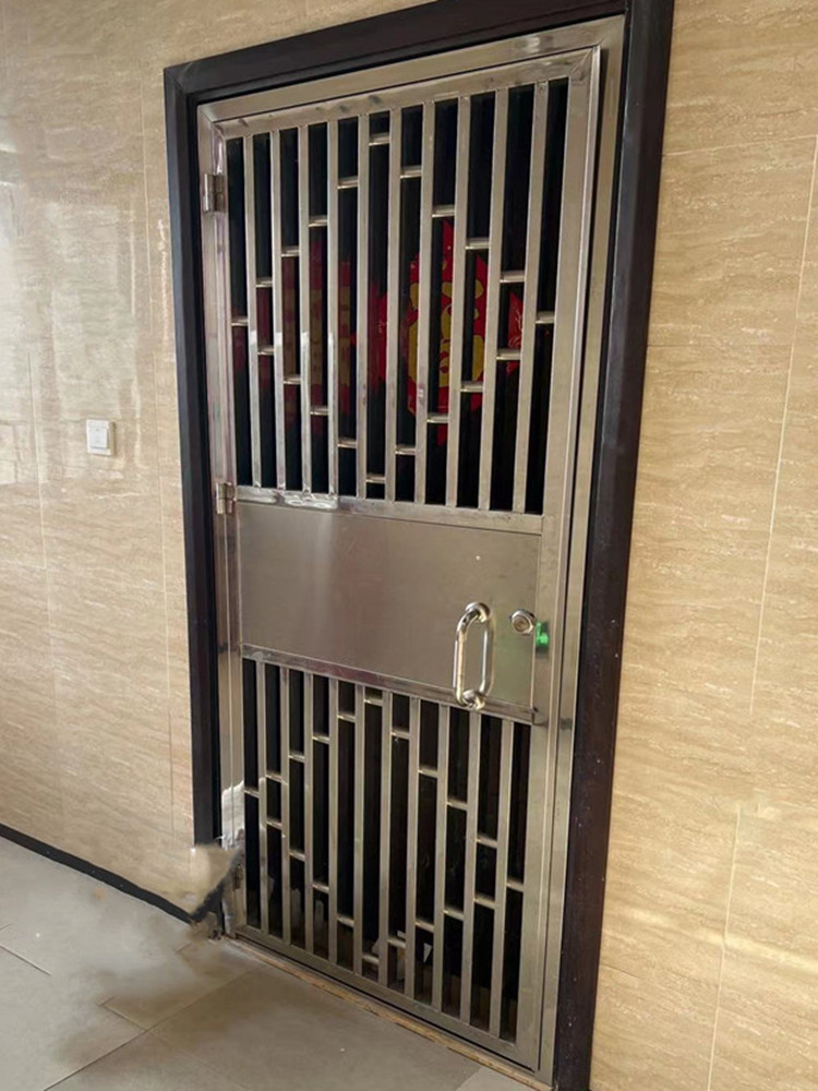 平开门不锈钢防盗门透明封板钢门阳台通风门进户门室内门入户门中