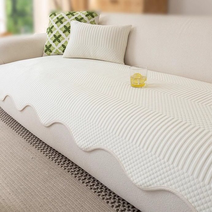 夏季奶油风凉豆豆沙发垫小清新凉爽防滑凉席坐垫夏天款冰丝沙发席