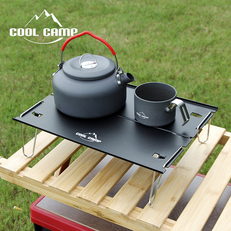 超小超轻铝合金野餐桌登山徒步便携拼接桌咖啡桌茶几小桌子折叠桌