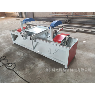 方木托盘下料修边锯 45度双端齐头锯 木质板材多段断料切割锯
