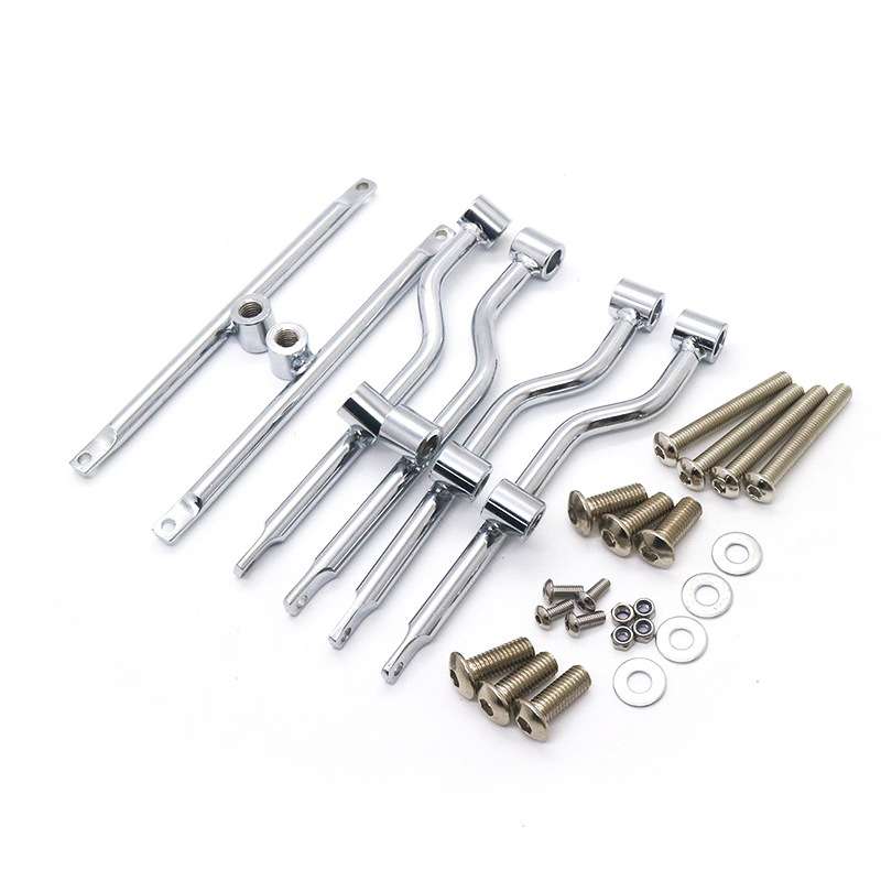 太子摩托车边包架摩托车通用改装配件saddlebag电镀边包架