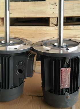 烤箱专用电机SHEJE升捷长轴铝壳电机MS802-4 0.75KW 4P 轴长150/2