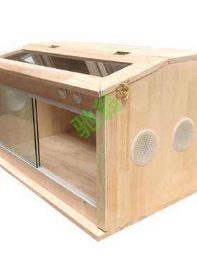 yut爬虫保温箱宠物饲养箱陆龟蜥蜴蜘蛛守宫房子爬宠箱宠物窝实木