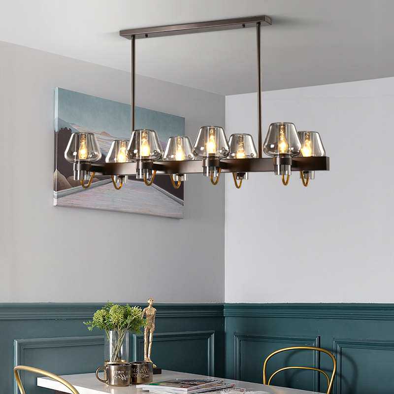 北欧简约后现代客厅吊灯 美式餐厅卧室书房轻奢大气吊灯饰厂