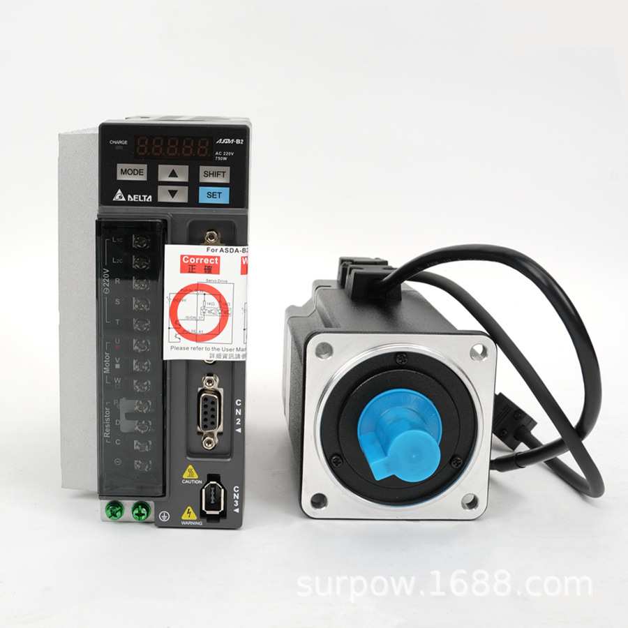 台达伺服B2驱动器ASD-B2-0721-B电机ECMA-C20807RS不带刹车750W