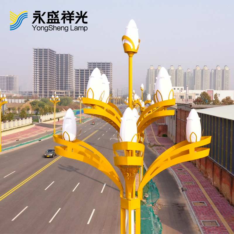 市政道路8米led中华灯路灯厂家景区广场户外10米大型景观玉兰灯